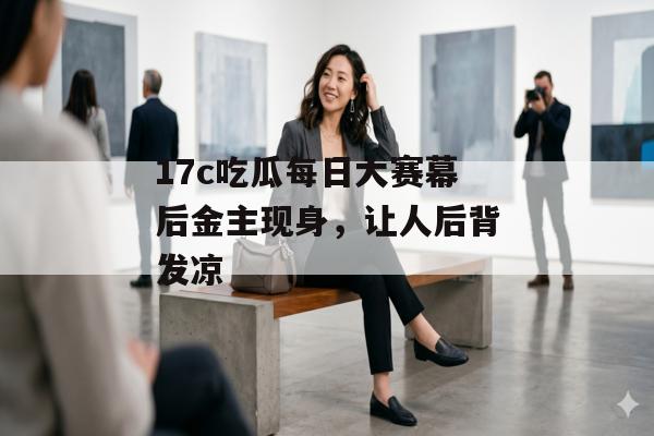 17c吃瓜每日大赛幕后金主现身，让人后背发凉